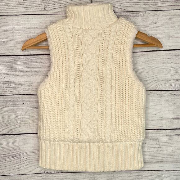 Artisan NY Cable Knit Sherpa Lined Zip Up Vest L (6X) - Picture 4 of 6